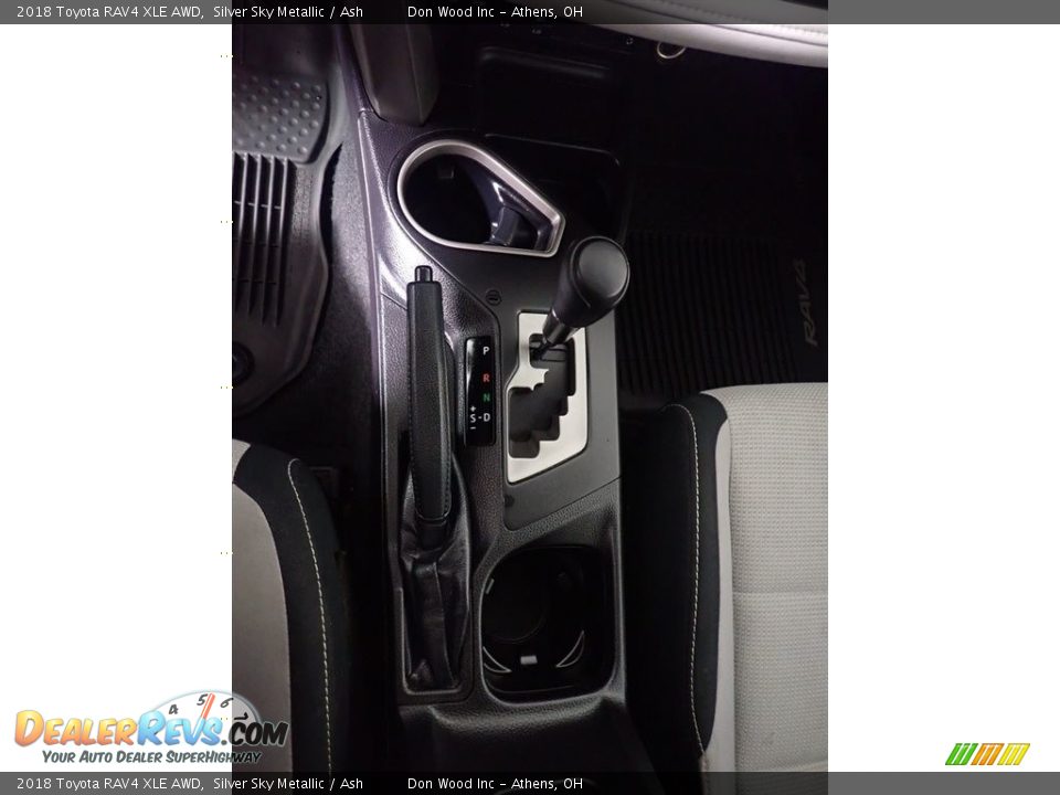 2018 Toyota RAV4 XLE AWD Silver Sky Metallic / Ash Photo #34