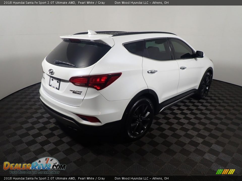 2018 Hyundai Santa Fe Sport 2.0T Ultimate AWD Pearl White / Gray Photo #21