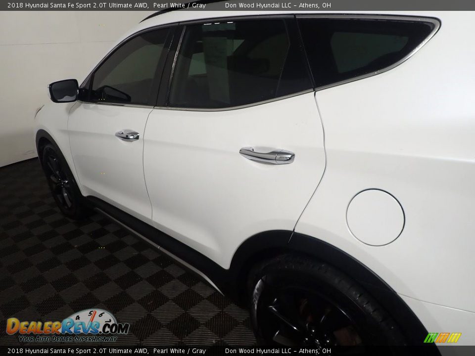 2018 Hyundai Santa Fe Sport 2.0T Ultimate AWD Pearl White / Gray Photo #22