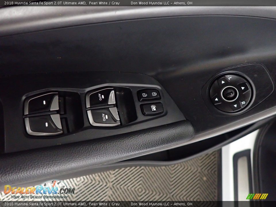 2018 Hyundai Santa Fe Sport 2.0T Ultimate AWD Pearl White / Gray Photo #25