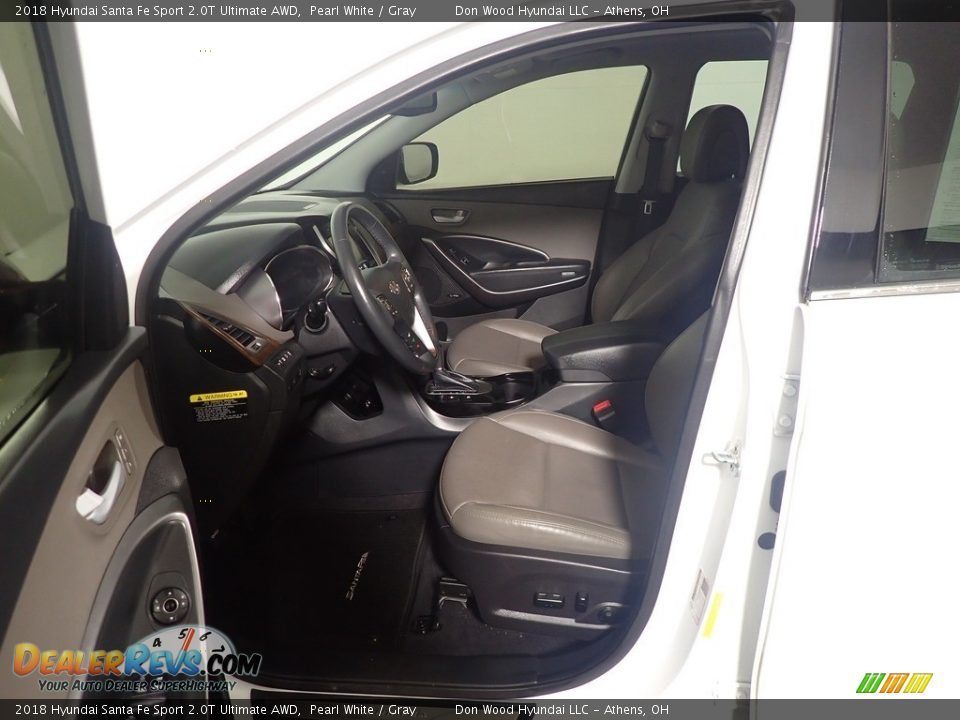 2018 Hyundai Santa Fe Sport 2.0T Ultimate AWD Pearl White / Gray Photo #26