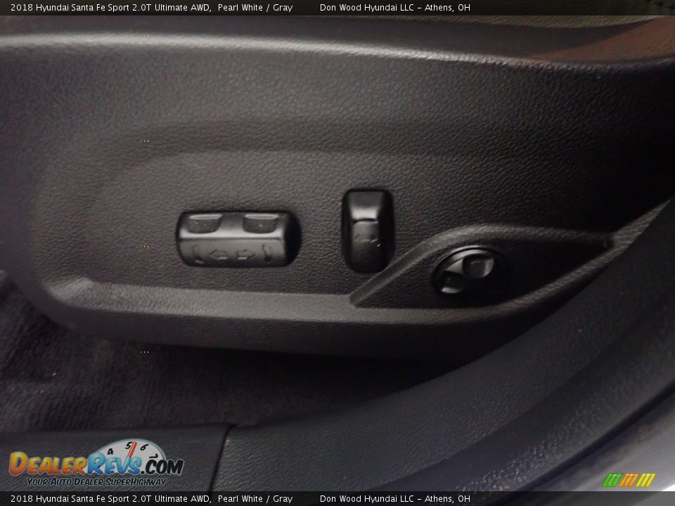 2018 Hyundai Santa Fe Sport 2.0T Ultimate AWD Pearl White / Gray Photo #27