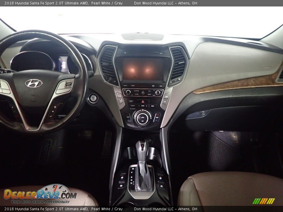 2018 Hyundai Santa Fe Sport 2.0T Ultimate AWD Pearl White / Gray Photo #29