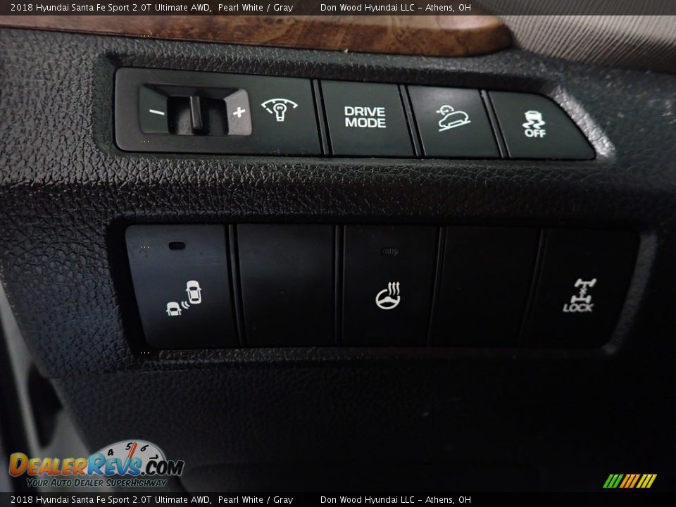 2018 Hyundai Santa Fe Sport 2.0T Ultimate AWD Pearl White / Gray Photo #35