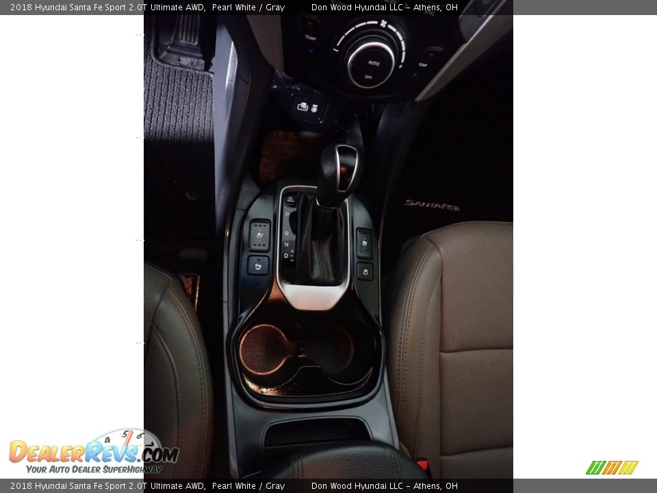 2018 Hyundai Santa Fe Sport 2.0T Ultimate AWD Pearl White / Gray Photo #36