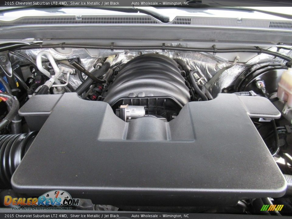 2015 Chevrolet Suburban LTZ 4WD Silver Ice Metallic / Jet Black Photo #6