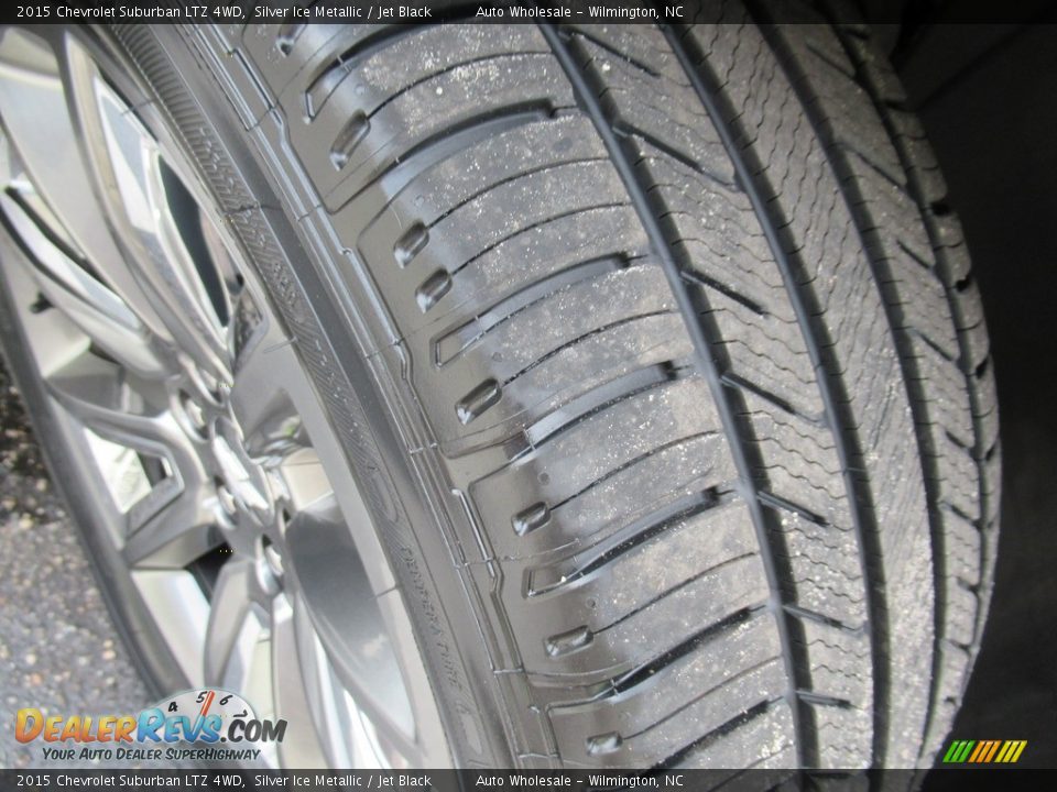 2015 Chevrolet Suburban LTZ 4WD Silver Ice Metallic / Jet Black Photo #8