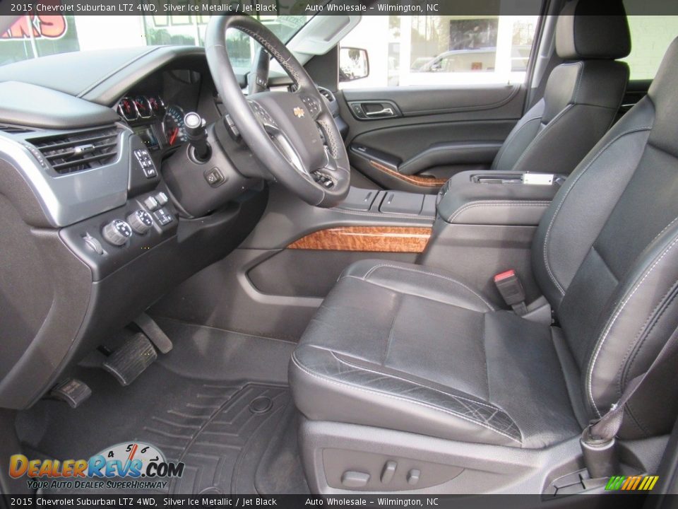 2015 Chevrolet Suburban LTZ 4WD Silver Ice Metallic / Jet Black Photo #10