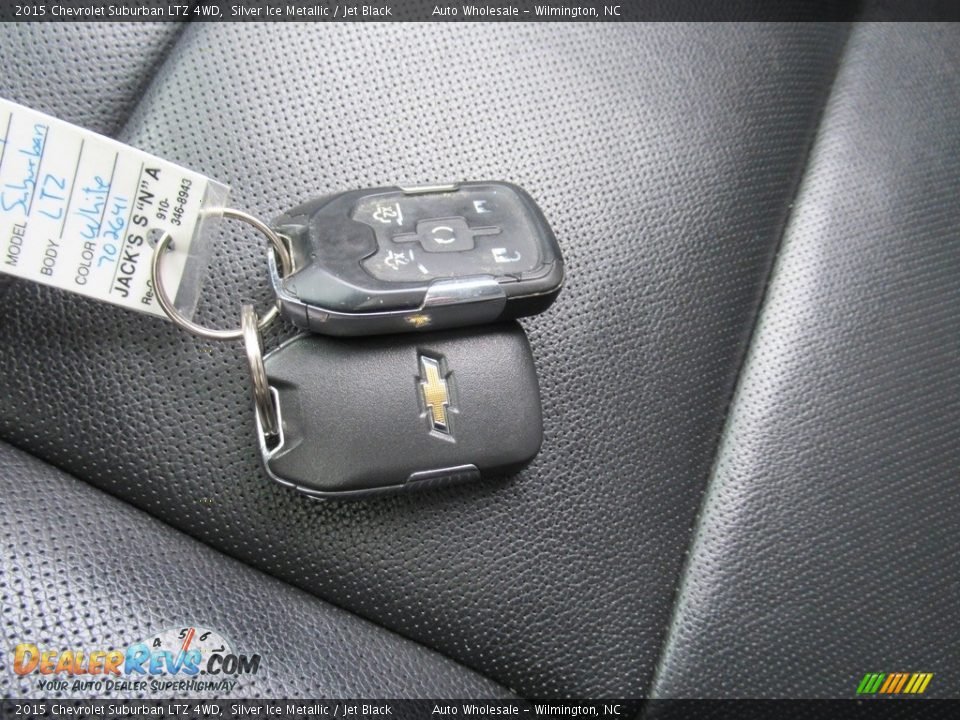 2015 Chevrolet Suburban LTZ 4WD Silver Ice Metallic / Jet Black Photo #20