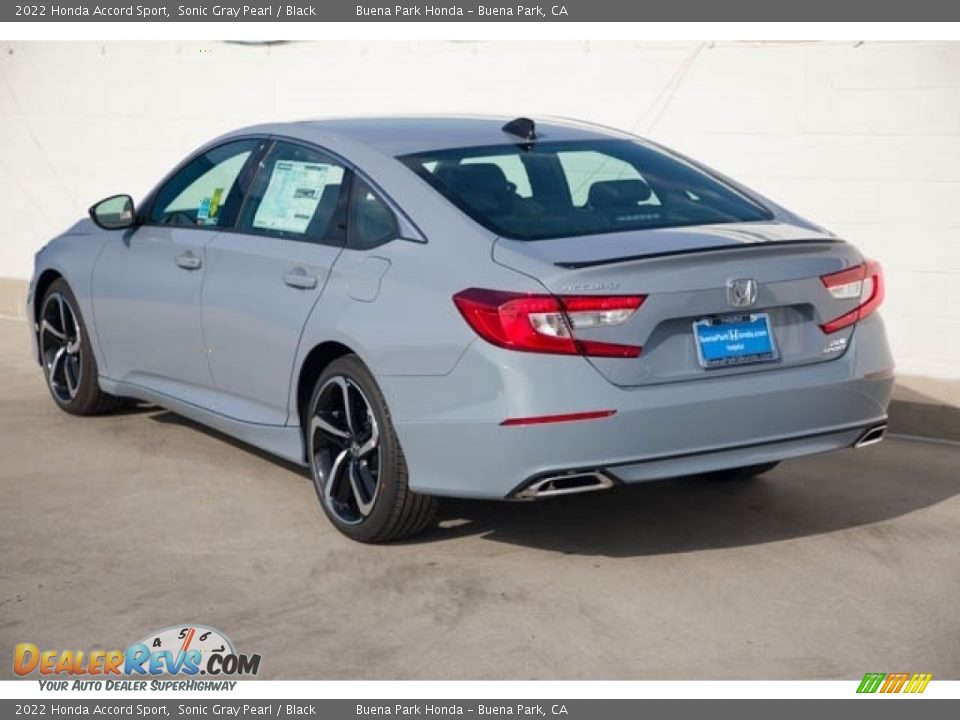 2022 Honda Accord Sport Sonic Gray Pearl / Black Photo #2