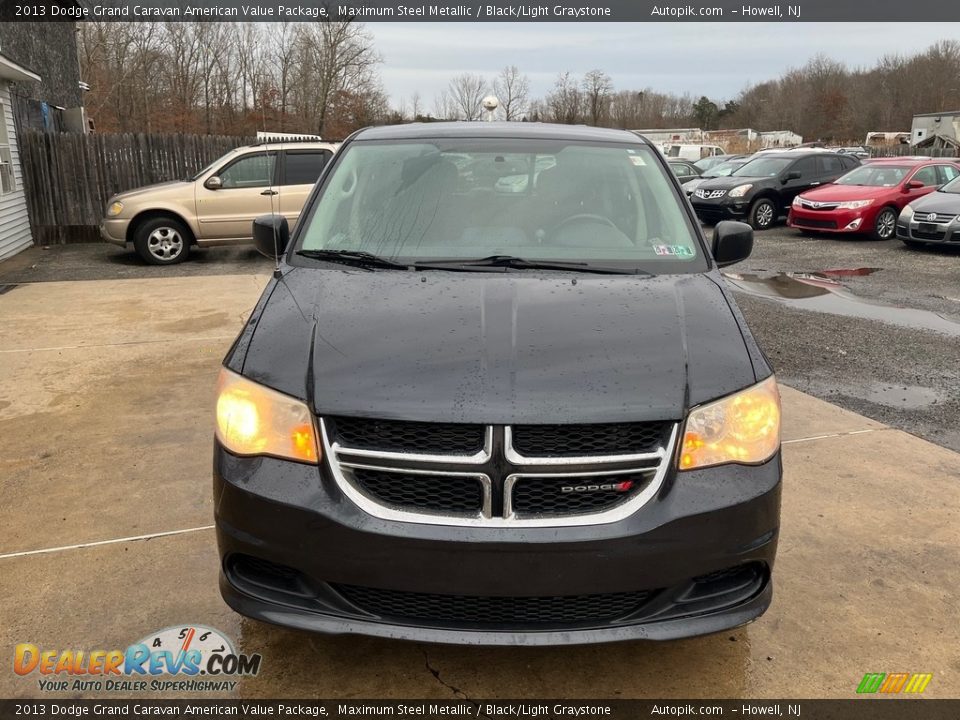 2013 Dodge Grand Caravan American Value Package Maximum Steel Metallic / Black/Light Graystone Photo #12