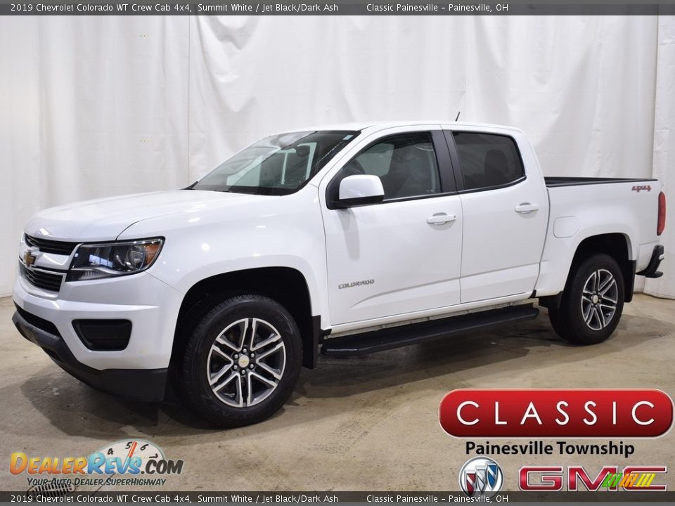 2019 Chevrolet Colorado WT Crew Cab 4x4 Summit White / Jet Black/Dark Ash Photo #1