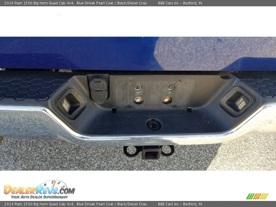 2014 Ram 1500 Big Horn Quad Cab 4x4 Blue Streak Pearl Coat / Black/Diesel Gray Photo #11
