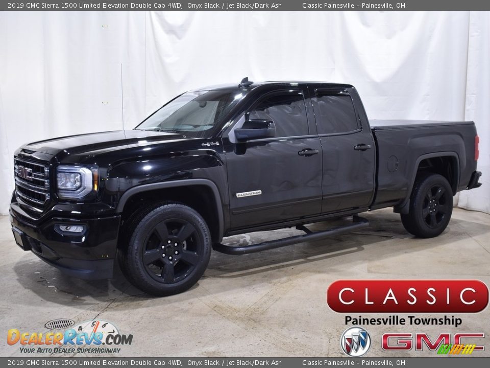 2019 GMC Sierra 1500 Limited Elevation Double Cab 4WD Onyx Black / Jet Black/Dark Ash Photo #1