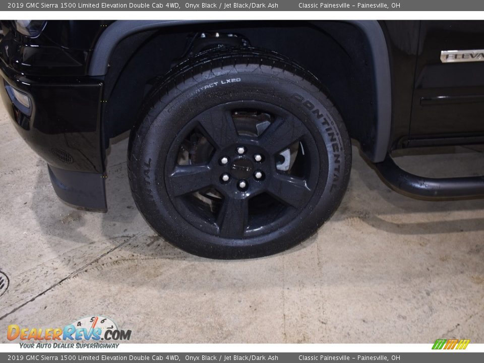 2019 GMC Sierra 1500 Limited Elevation Double Cab 4WD Onyx Black / Jet Black/Dark Ash Photo #5