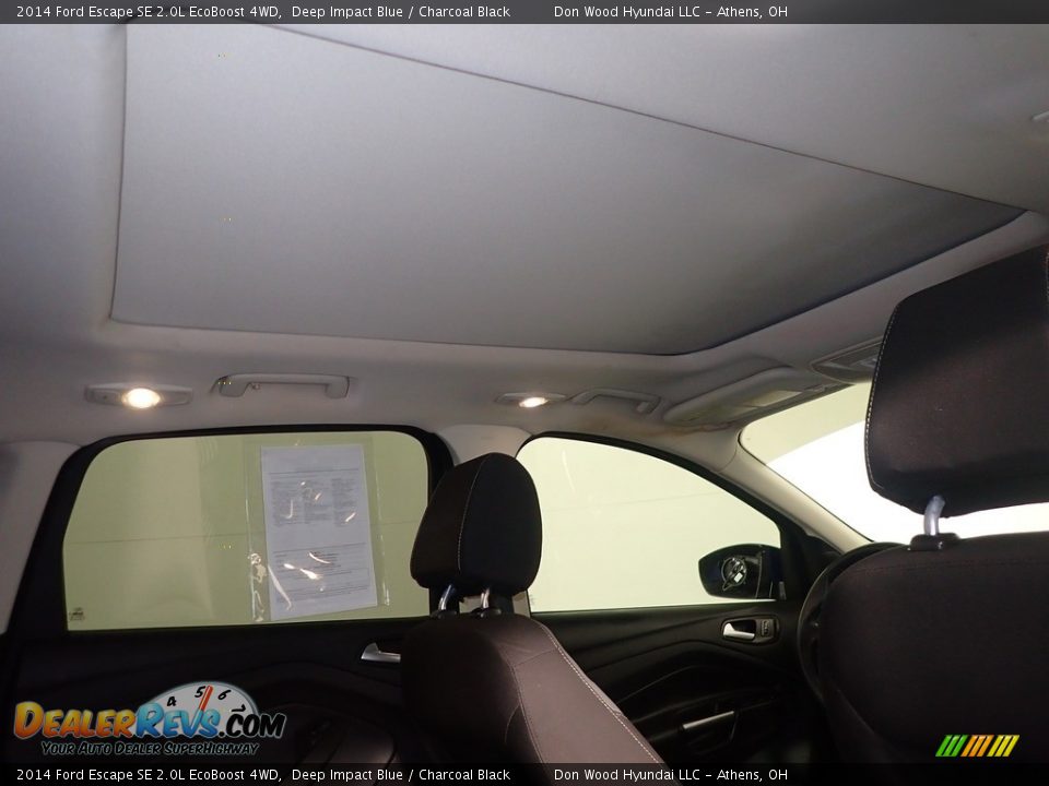 2014 Ford Escape SE 2.0L EcoBoost 4WD Deep Impact Blue / Charcoal Black Photo #2