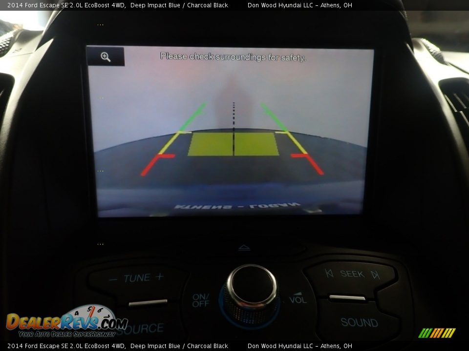 2014 Ford Escape SE 2.0L EcoBoost 4WD Deep Impact Blue / Charcoal Black Photo #3