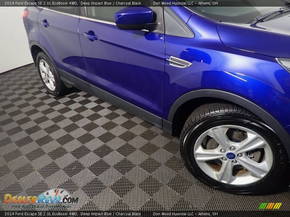 2014 Ford Escape SE 2.0L EcoBoost 4WD Deep Impact Blue / Charcoal Black Photo #5