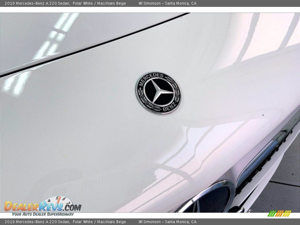 2019 Mercedes-Benz A 220 Sedan Polar White / Macchiato Beige Photo #30