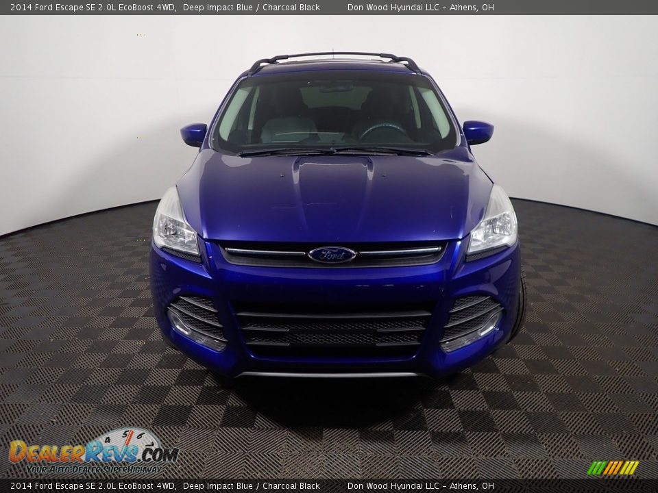 2014 Ford Escape SE 2.0L EcoBoost 4WD Deep Impact Blue / Charcoal Black Photo #6