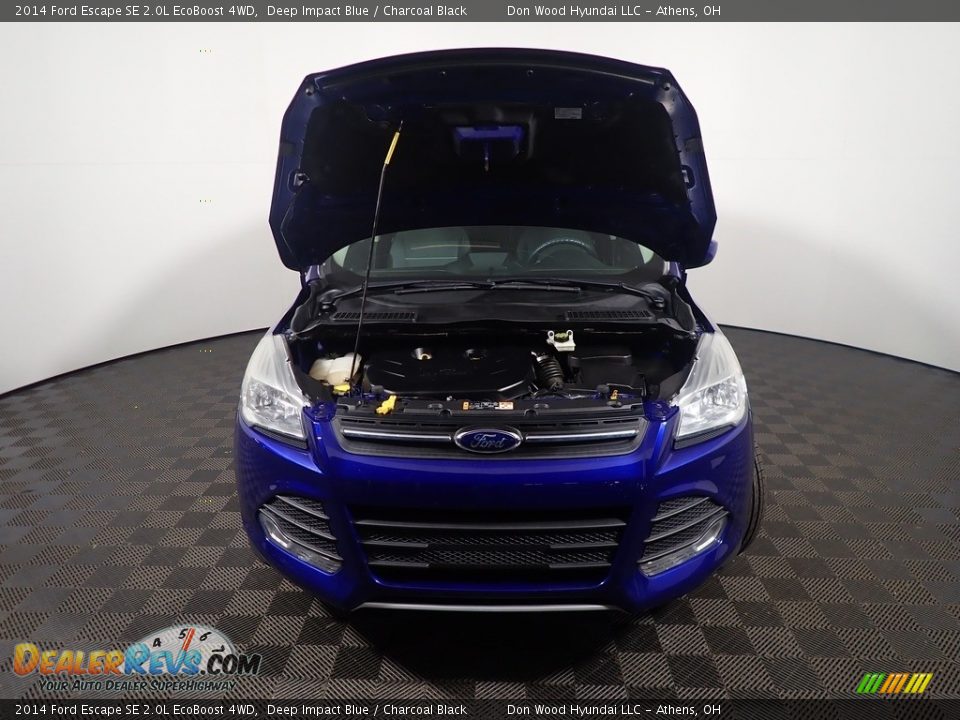 2014 Ford Escape SE 2.0L EcoBoost 4WD Deep Impact Blue / Charcoal Black Photo #7