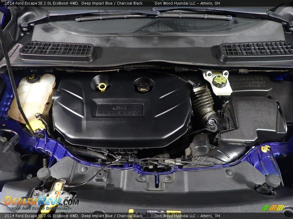2014 Ford Escape SE 2.0L EcoBoost 4WD Deep Impact Blue / Charcoal Black Photo #8