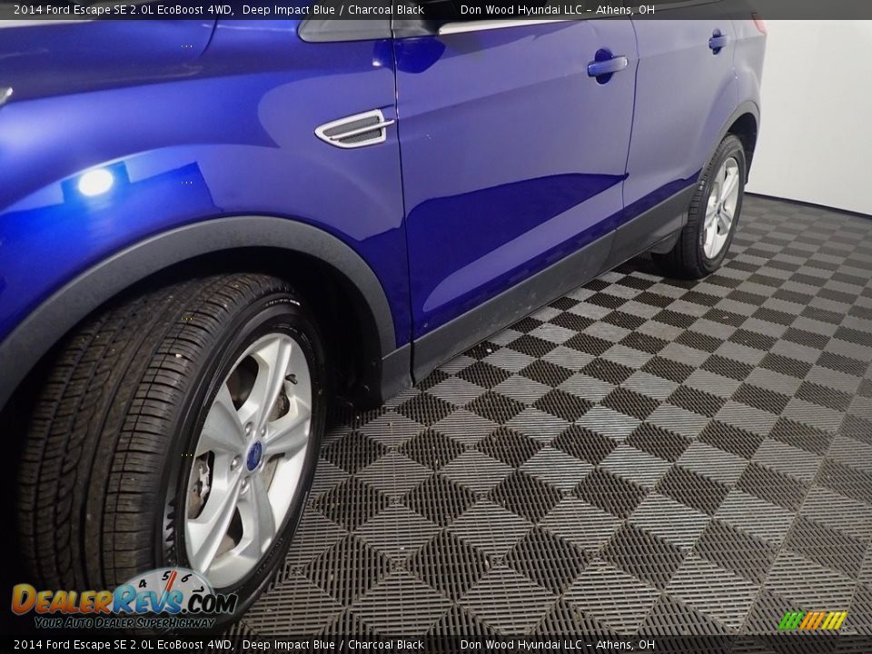 2014 Ford Escape SE 2.0L EcoBoost 4WD Deep Impact Blue / Charcoal Black Photo #11