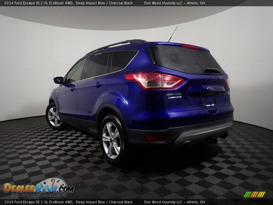 2014 Ford Escape SE 2.0L EcoBoost 4WD Deep Impact Blue / Charcoal Black Photo #12