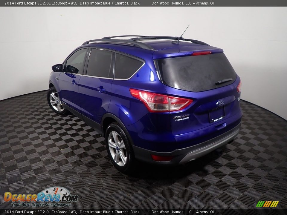2014 Ford Escape SE 2.0L EcoBoost 4WD Deep Impact Blue / Charcoal Black Photo #13
