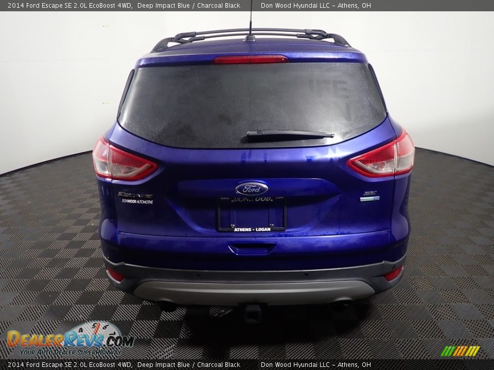 2014 Ford Escape SE 2.0L EcoBoost 4WD Deep Impact Blue / Charcoal Black Photo #14