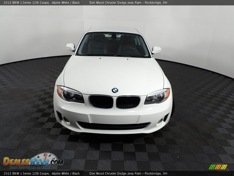 2013 BMW 1 Series 128i Coupe Alpine White / Black Photo #4