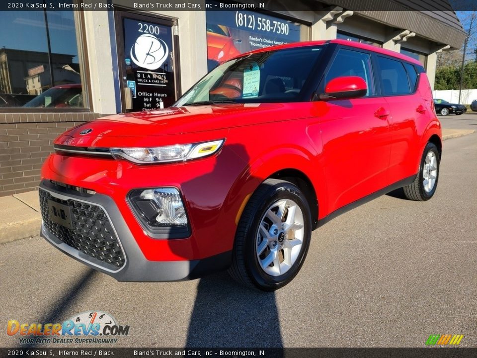 2020 Kia Soul S Inferno Red / Black Photo #2