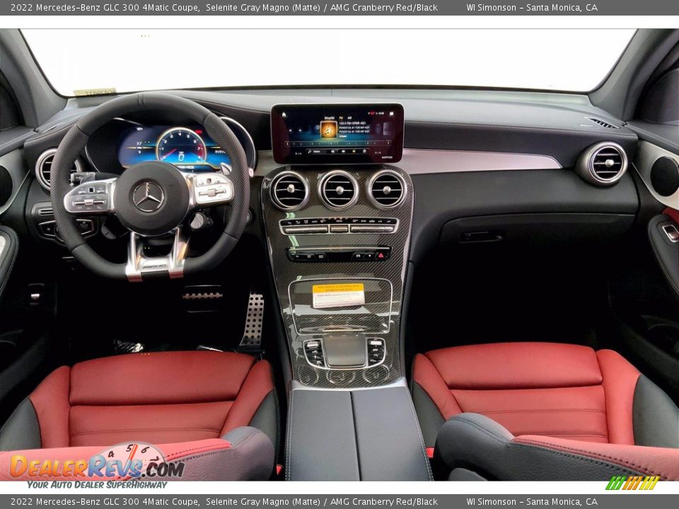 AMG Cranberry Red/Black Interior - 2022 Mercedes-Benz GLC 300 4Matic Coupe Photo #6
