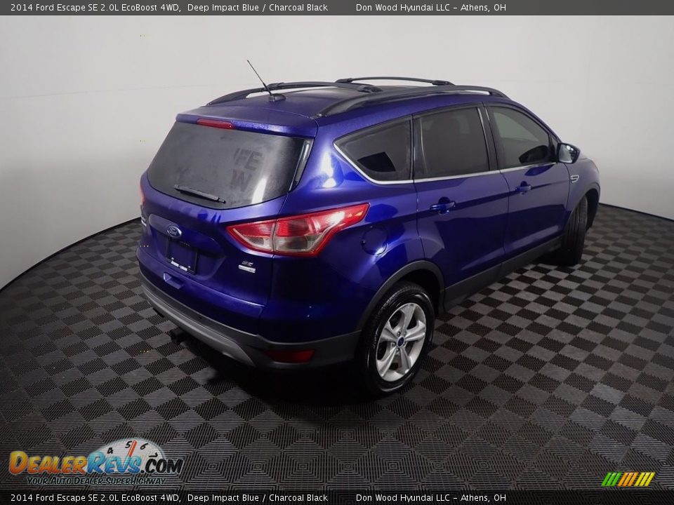 2014 Ford Escape SE 2.0L EcoBoost 4WD Deep Impact Blue / Charcoal Black Photo #18
