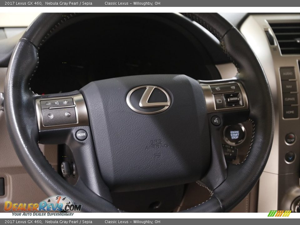 2017 Lexus GX 460 Nebula Gray Pearl / Sepia Photo #7