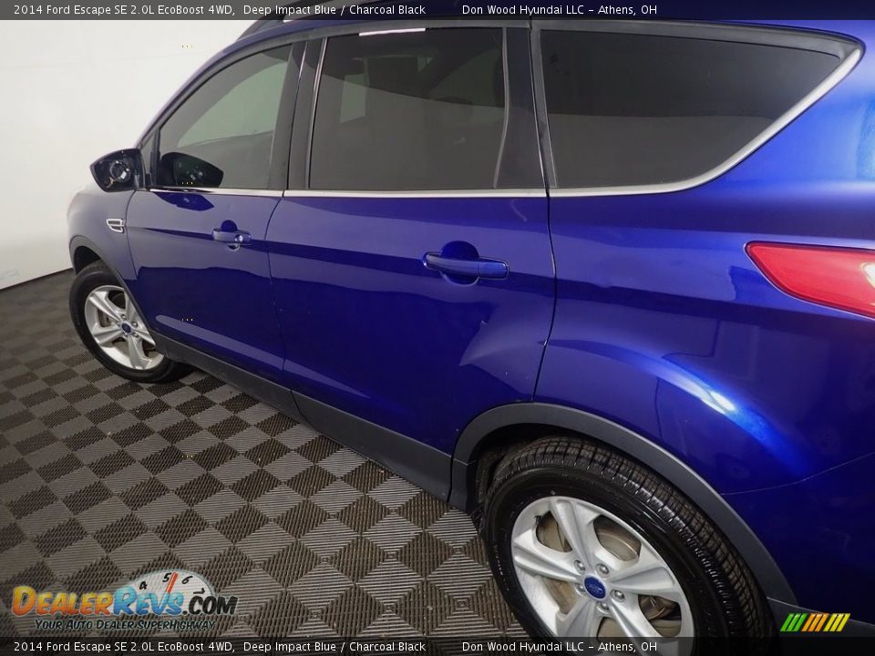2014 Ford Escape SE 2.0L EcoBoost 4WD Deep Impact Blue / Charcoal Black Photo #19
