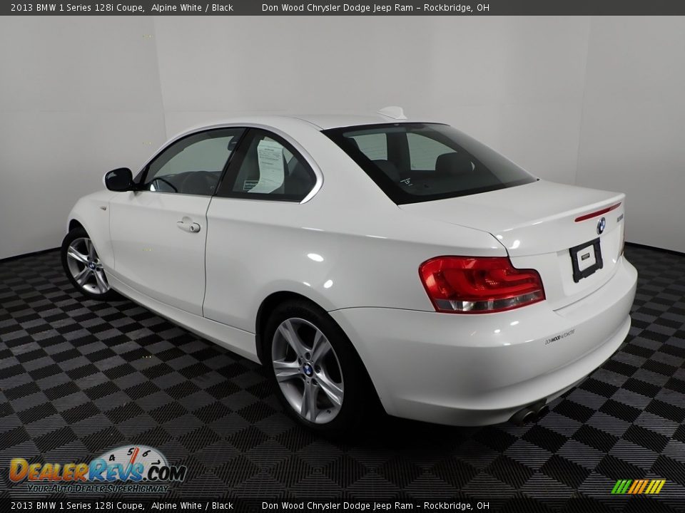 2013 BMW 1 Series 128i Coupe Alpine White / Black Photo #9