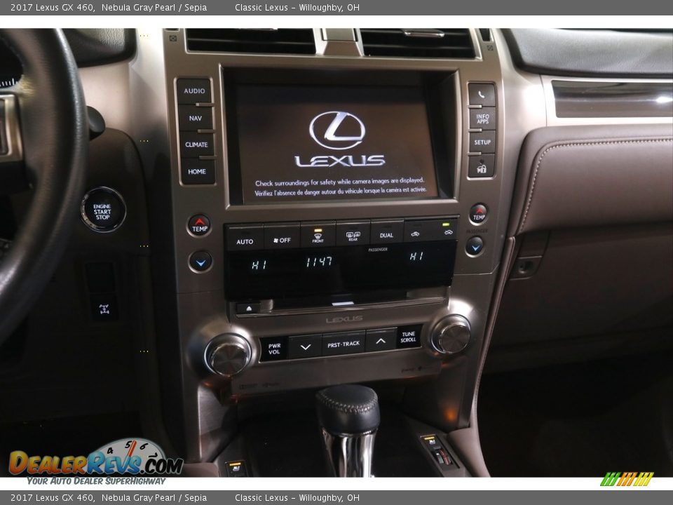 2017 Lexus GX 460 Nebula Gray Pearl / Sepia Photo #9