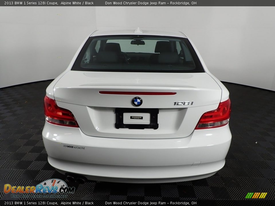 2013 BMW 1 Series 128i Coupe Alpine White / Black Photo #10