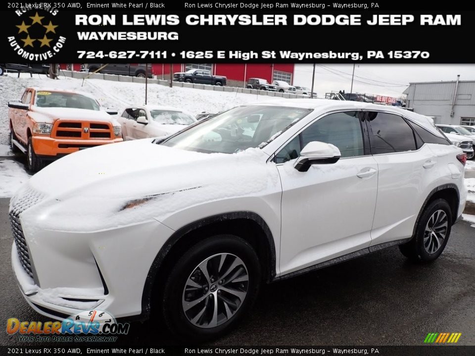 2021 Lexus RX 350 AWD Eminent White Pearl / Black Photo #1