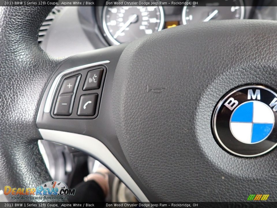 2013 BMW 1 Series 128i Coupe Alpine White / Black Photo #19