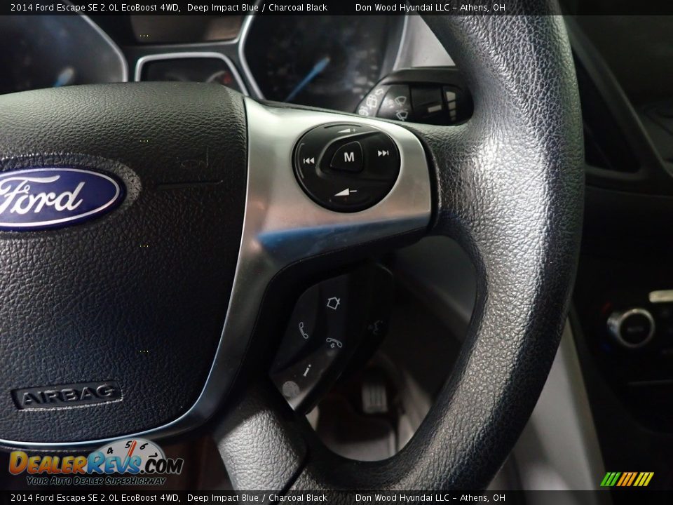 2014 Ford Escape SE 2.0L EcoBoost 4WD Deep Impact Blue / Charcoal Black Photo #32