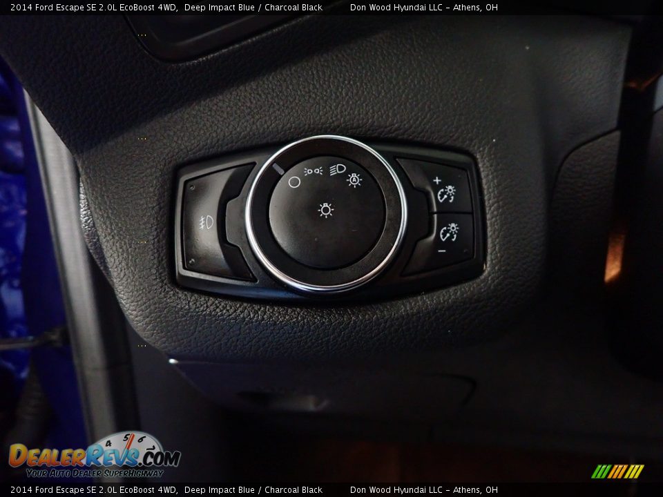2014 Ford Escape SE 2.0L EcoBoost 4WD Deep Impact Blue / Charcoal Black Photo #33