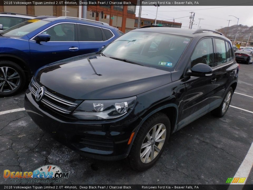 2018 Volkswagen Tiguan Limited 2.0T 4Motion Deep Black Pearl / Charcoal Black Photo #4