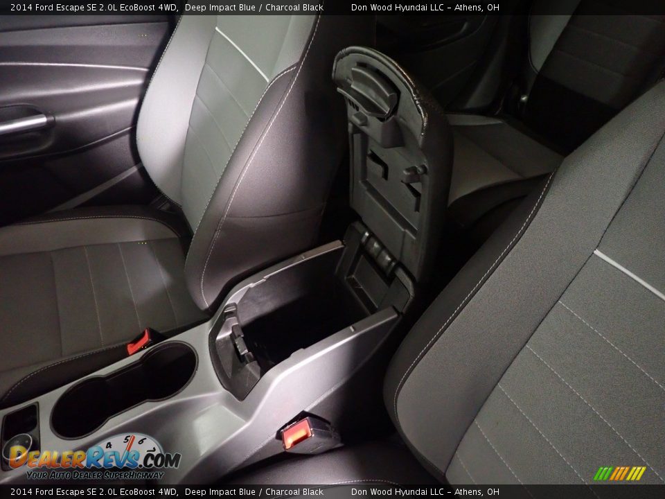 2014 Ford Escape SE 2.0L EcoBoost 4WD Deep Impact Blue / Charcoal Black Photo #35