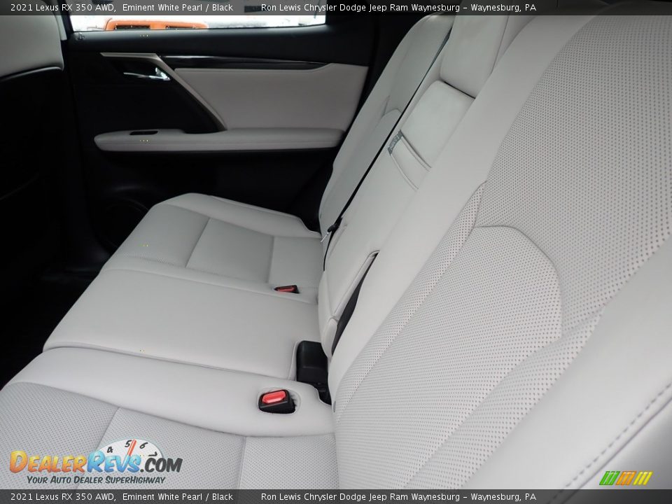 Rear Seat of 2021 Lexus RX 350 AWD Photo #12