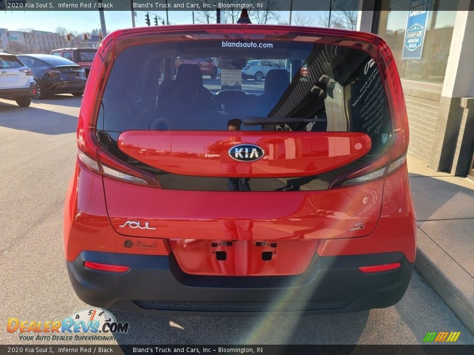 2020 Kia Soul S Inferno Red / Black Photo #27