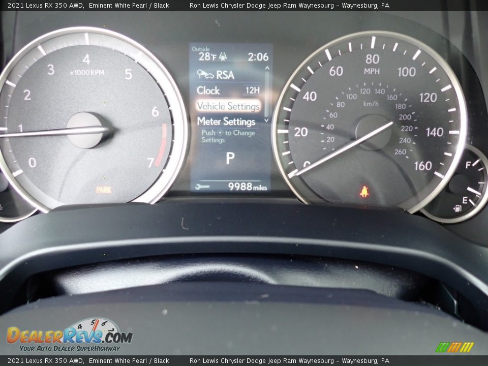 2021 Lexus RX 350 AWD Gauges Photo #20