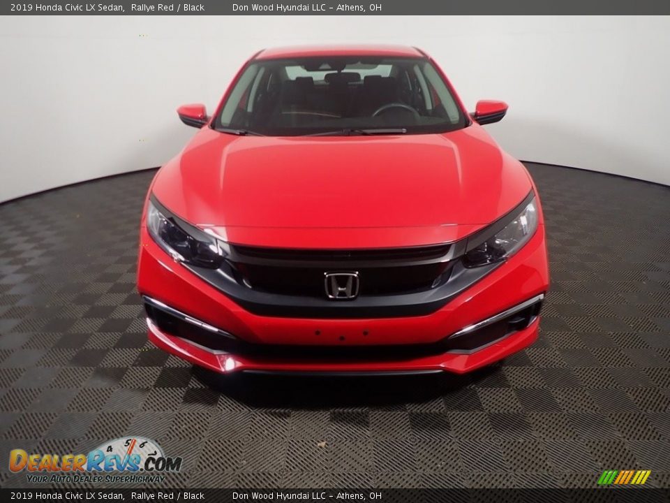 2019 Honda Civic LX Sedan Rallye Red / Black Photo #5
