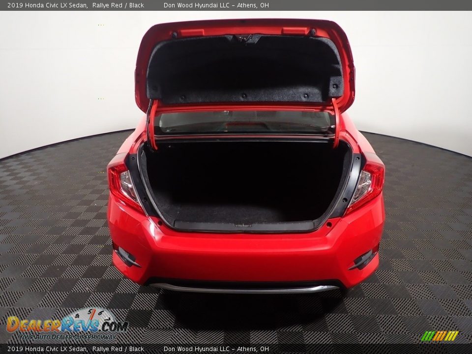 2019 Honda Civic LX Sedan Rallye Red / Black Photo #14